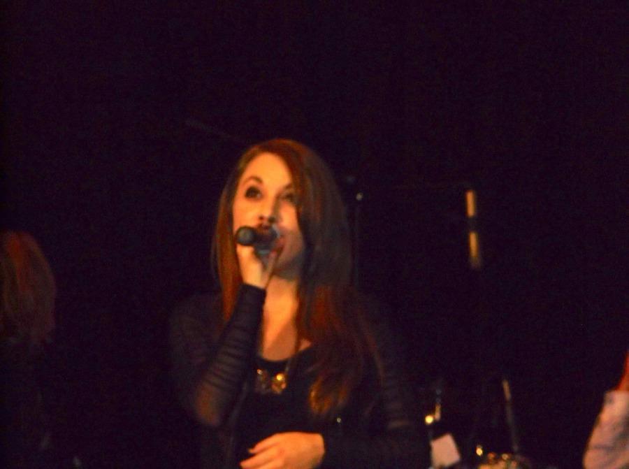 Stephanie Grace performs at Junior HIgh West