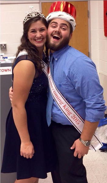 Homecoming King Jake Irvin and Queen Mandy Kalil