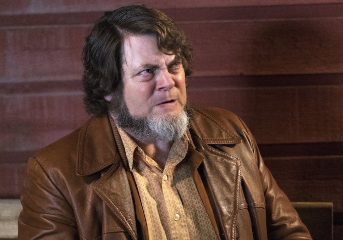 Nick Offerman gets more screen time than usual (which is good) as Karl Weathers in Fargo