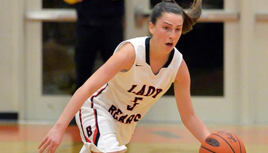 Senior point guard Alli Marcus in the Lady Bears 35-32 loss to the Central Bucks South Titans in the District 1-6A quarterfinals.