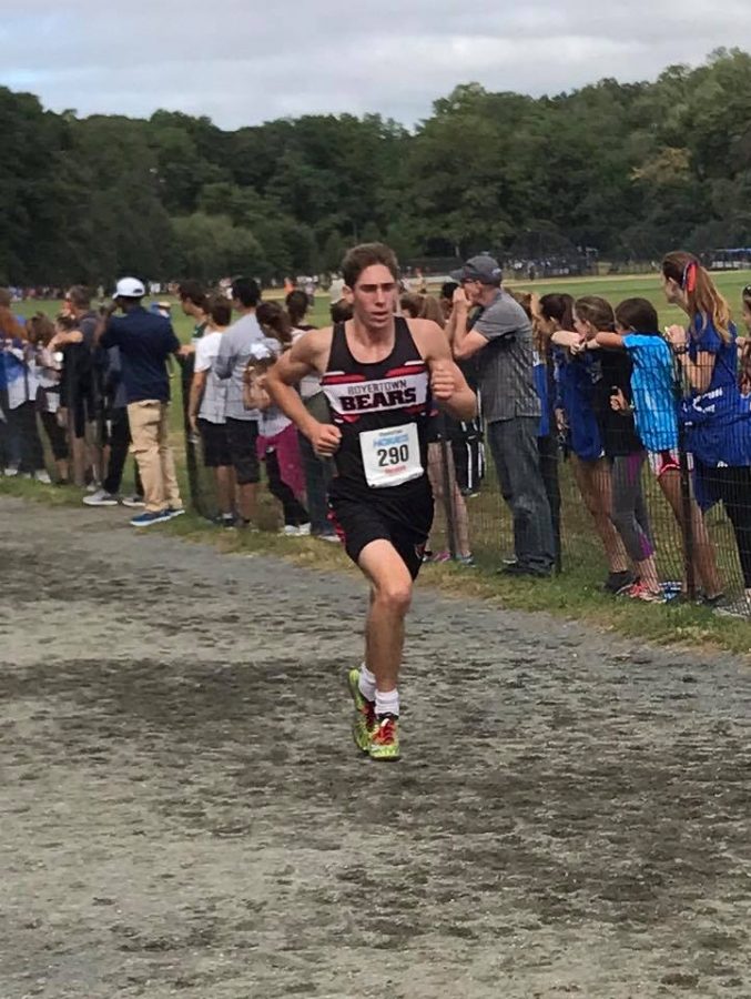 Senior Cross Country Runner Dom DeRafelo is one of two runners who made it to states this season.