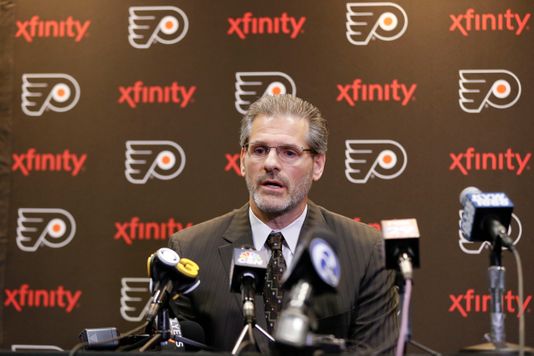 Recently Flyers general manager addresses the media. He was dismissed of his role by the team on Monday. 