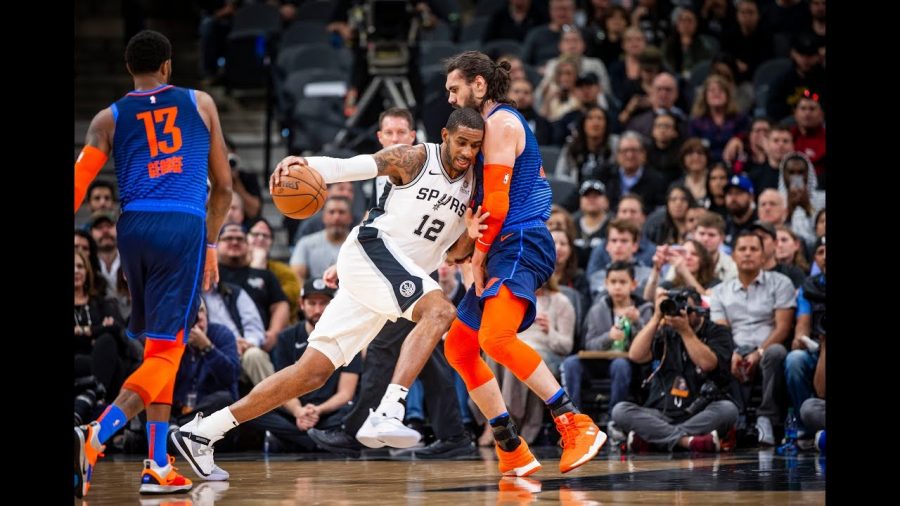 Spurs Lifted Behind Aldridges Career Night, Defeat Thunder 154 - 147