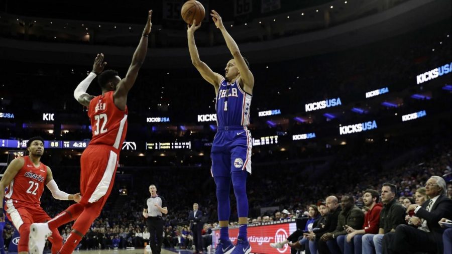 Landry Shamet Catches Fire As Sixers Down Wizards