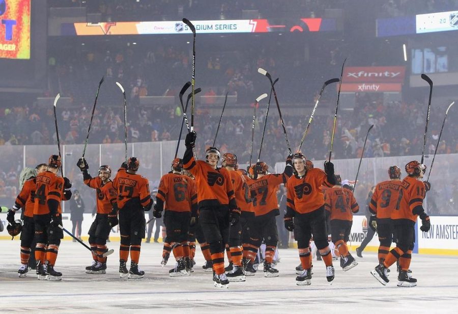 Flyers Pull Off Comeback Win In Stadium Series