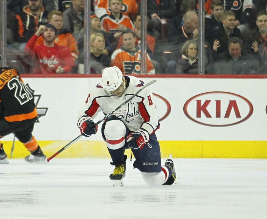 Capitals+Nicklas+Backstrom+celebrates+a+goal+in+the+Capitals+5-3+win+over+Philadelphia+on+Wednesday+night.