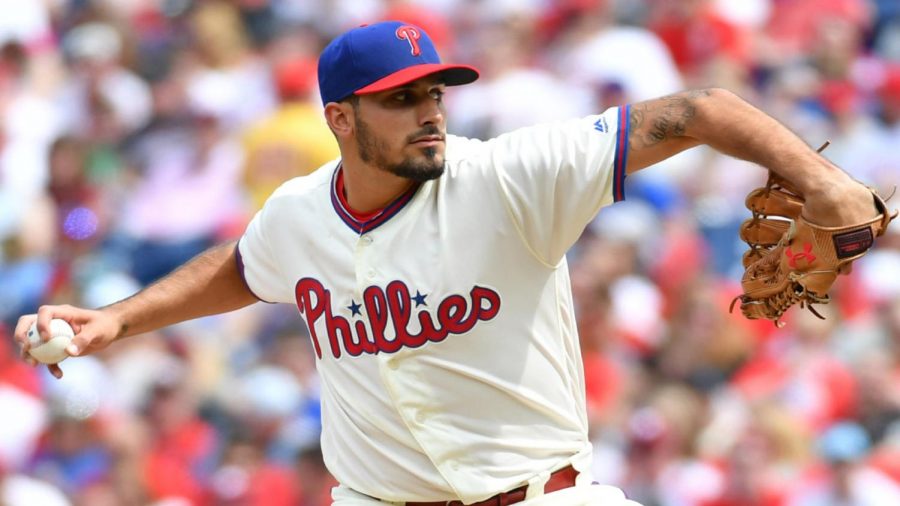 Phillies starting pitcher Zach Eflin held the Nationals to 1 run on 4 hits over 7 dominant innings, as the Phillies beat the Nationals 7-1 on Sunday.