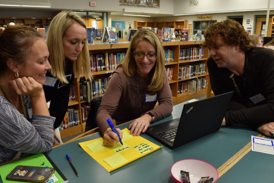 Teachers spent the in-service day attending previously signed-up-for sessions, meant to educate them in several topics that affect students and teachers. 