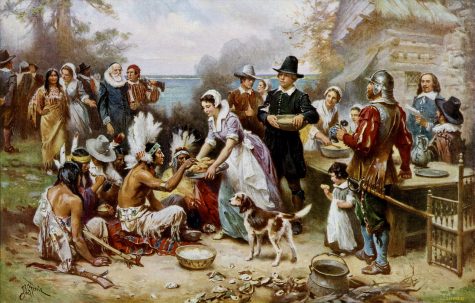 Squanto can be thanked for the first Thanksgiving dinner -- a Native American sharing no blood with the Pilgrims. 