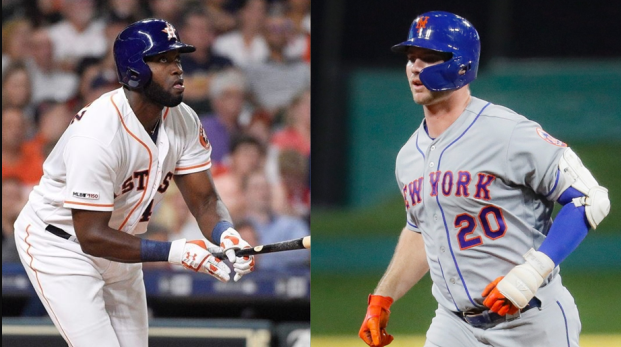 Houston Astros Yordan Alvares and New York Mets Pete Alonso were named MLB Rookies Of The Year on Monday.