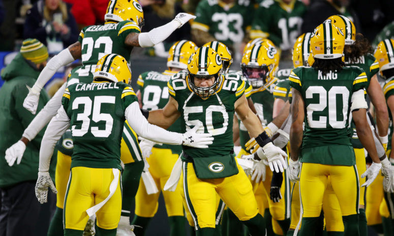 The+Green+Bay+Packers+celebrate+their+NFC+divisional+round+win+over+the+Seahawks%2C+sending+them+to+the+NFC+Championship.