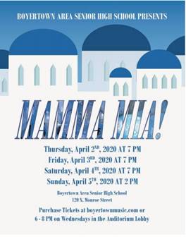 Mamma Mia! comes to BASH after being made available for high school productions in 2018. 