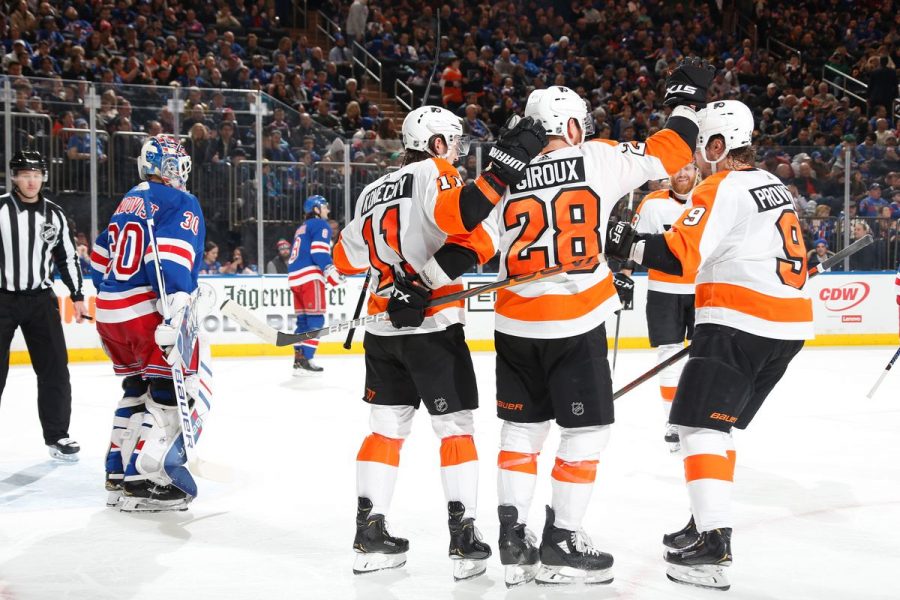 The Flyers extended their 6-game win streak on Sunday with a 5-3 win over the New York Rangers to move into 2nd place in the Metropolitan Division (via Blueshirt Banter).