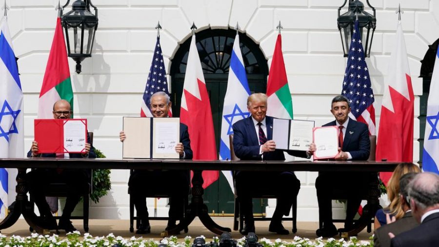 President Trump and Middle East leaders sign Abraham peace accords in White House ceremony