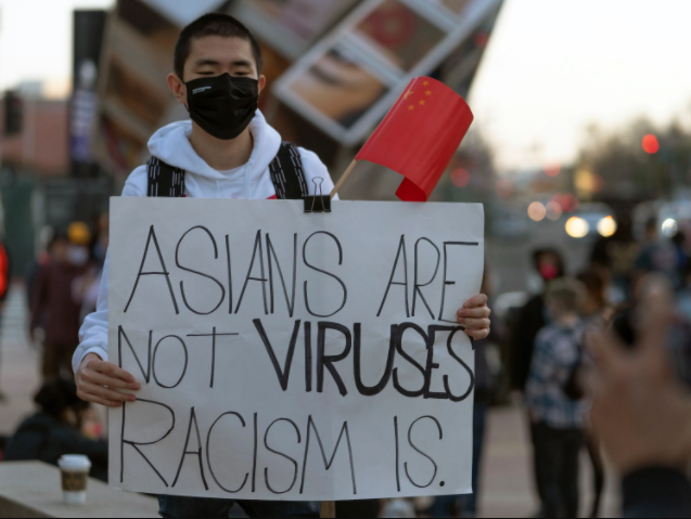 Many+Asian-Americans+stand+up+for+themselves+at+peaceful+protests+and+gatherings+in+hopes+to+put+an+end+to+Asian+hate.
