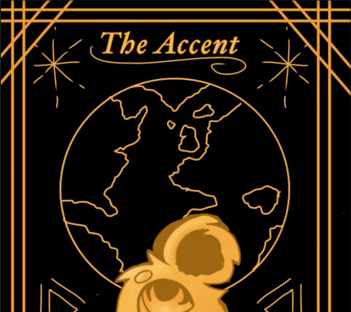 The cover of The Accent 2020-2021.