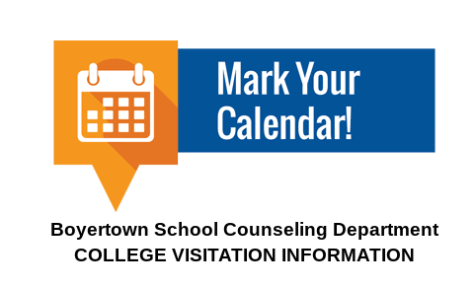 Picture from the college visitation calendar document.