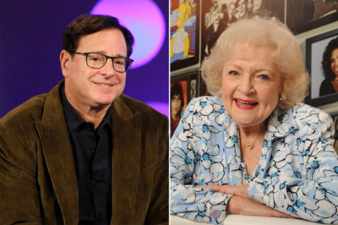 Pictures of both Betty White and Bob Saget  before death.