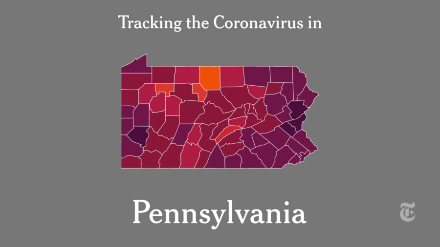 The number of Covid cases continue to rise throughout the state of Pennsylvania. 