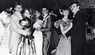 Students dancing at the Boyertown Junior/Senior Prom in 1987. 