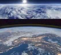 NASA's image of the Earth compared to Sargents. 