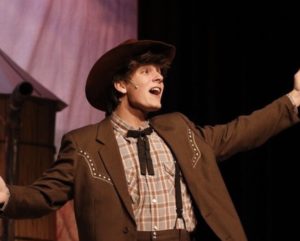 Jared Drabick staring in BASHs 2022 musical titled Oklahoma!