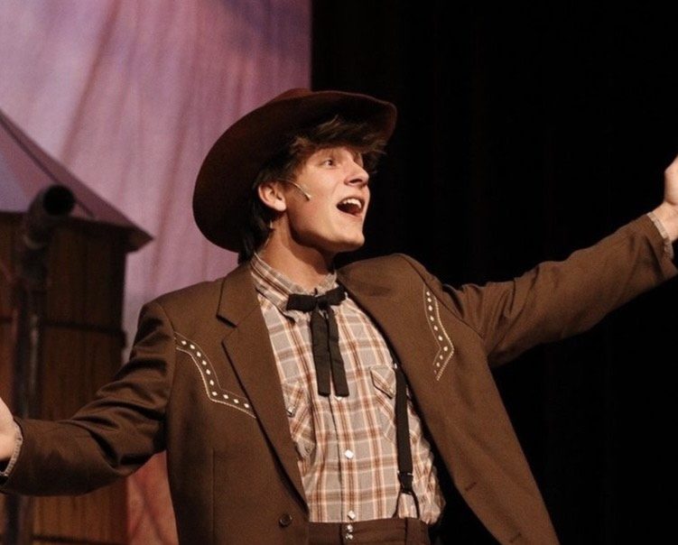 Jared Drabick staring in BASHs 2022 musical titled Oklahoma!