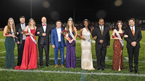 Homecoming court at BASH football game against OJR 
