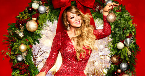 Mariah Careys Promotion picture for her Magical Christmas Special for Apple TV+.