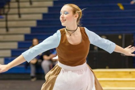 Boyertown Guard
Picture of Cinderella dancing on her own from a performance in early March ( Lead dancer with the role of Cinderella)