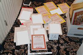Photo of documents seized from Trumps Florida estate, Mar-A-Lago.