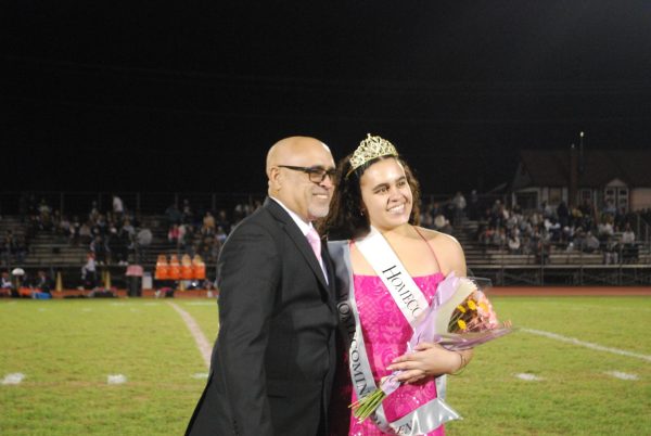 Homecoming queen Victoria Munos