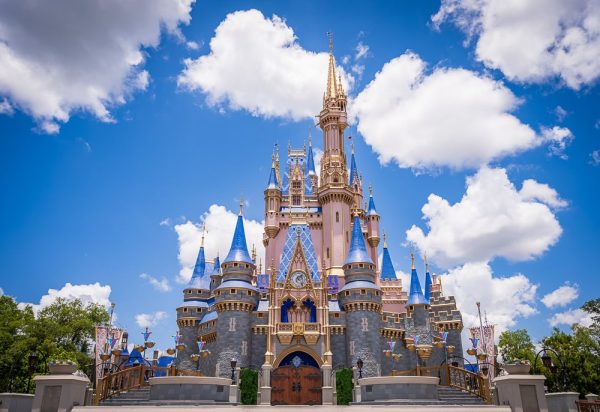 The Cinderella Castle in Magic Kingdom in Walt Disney Wolrd