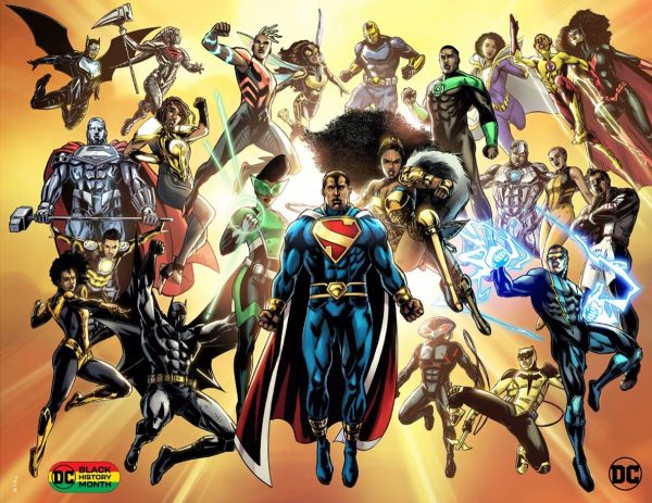 Various black DC characters