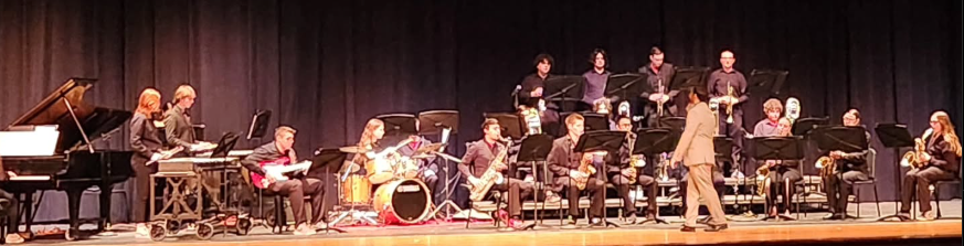 The BASH Big Band performing at the Boyertown Jazz Festival