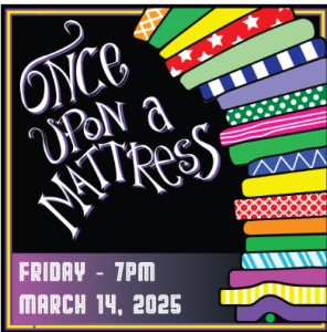 Opening night flier for Once Upon a Mattress