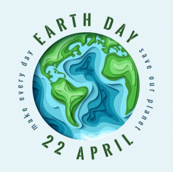 Graphic for Earth Day, on April 22nd