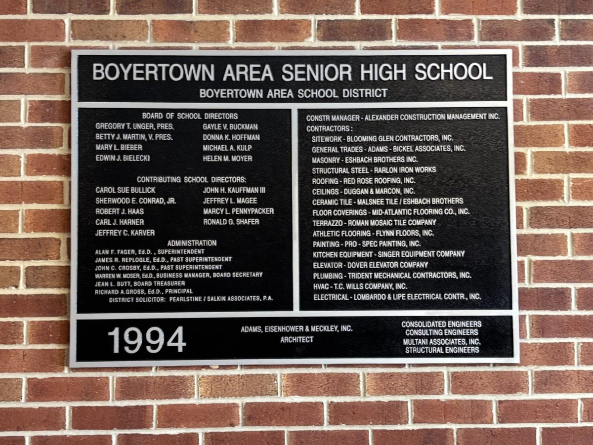 1994 plaque recognizing individuals who helped build and run BASH
