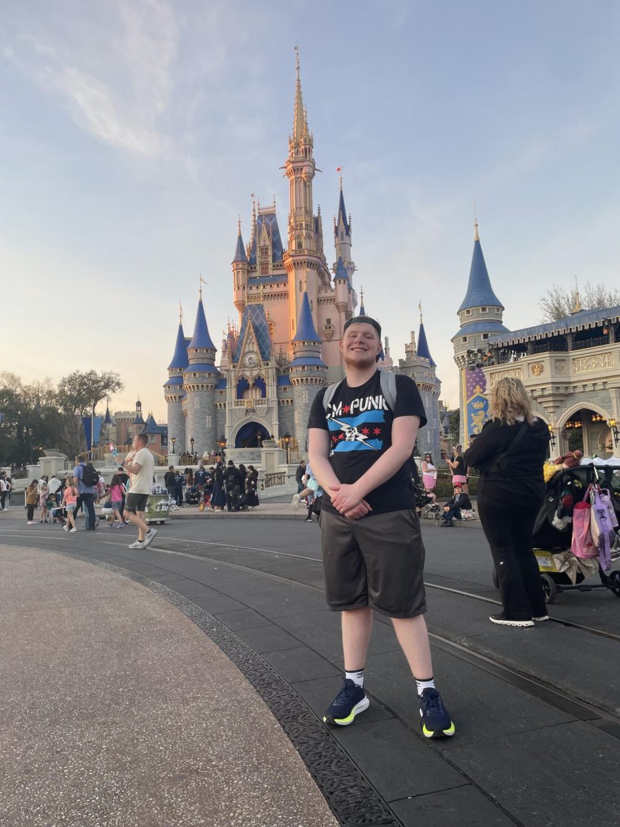 Ryan at Disney World during the senior class trip.